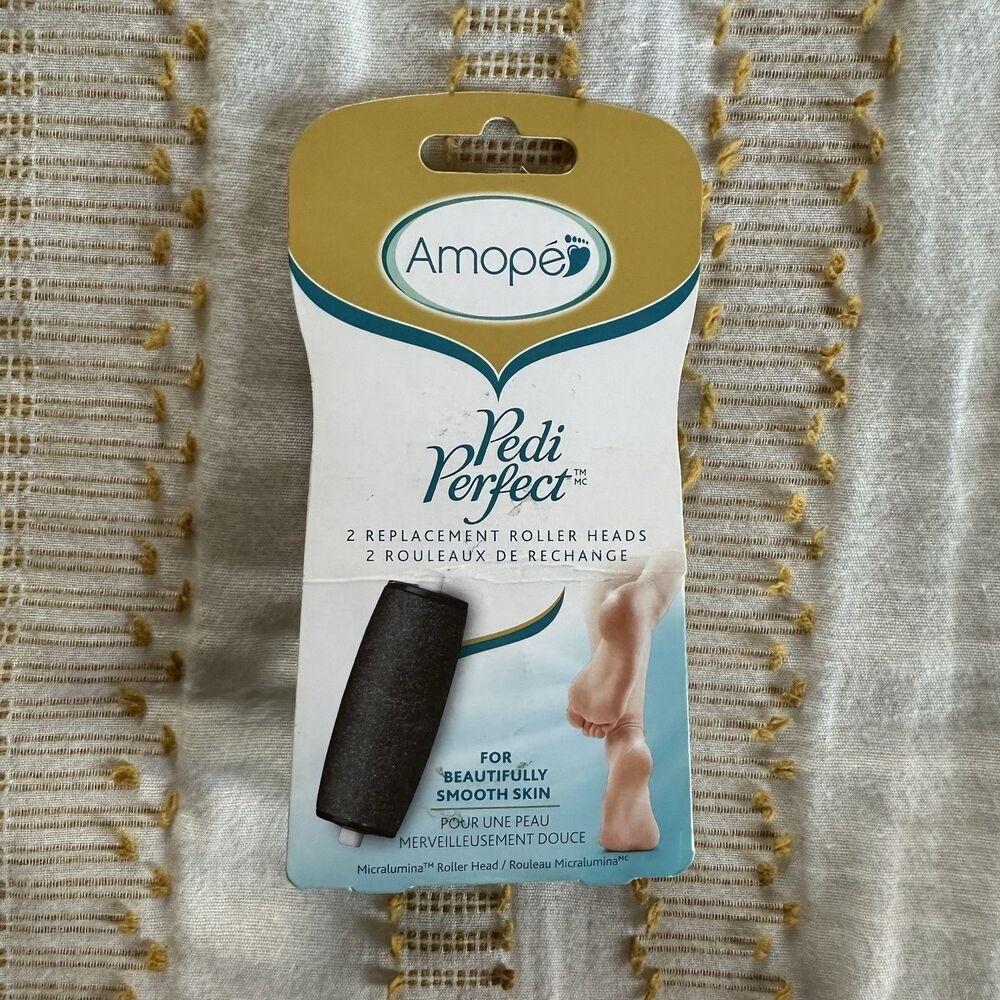 Amope Pedi Perfect Micralumina 2 Replacement Roller Heads For Electric Foot File